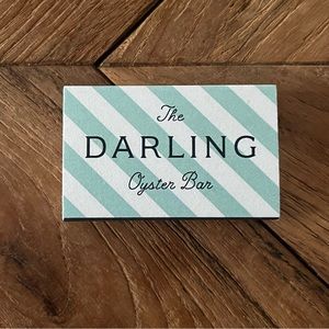 The Darling Oyster Bar Matchbook